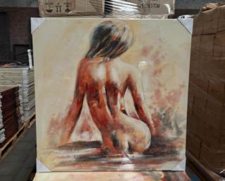 21x Canvas schilderij vrouw 80×80